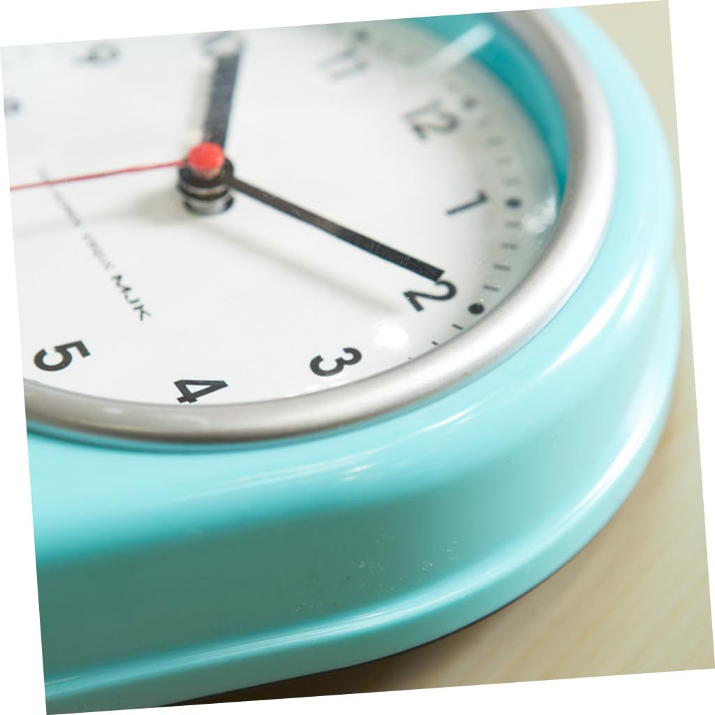 DOITOOL Timer Cucina Meccanico da Parete Blu senza Batteria Design Moderno Facile da Appendere Timer Domestico Multifunzione per Cucina e Decorazione