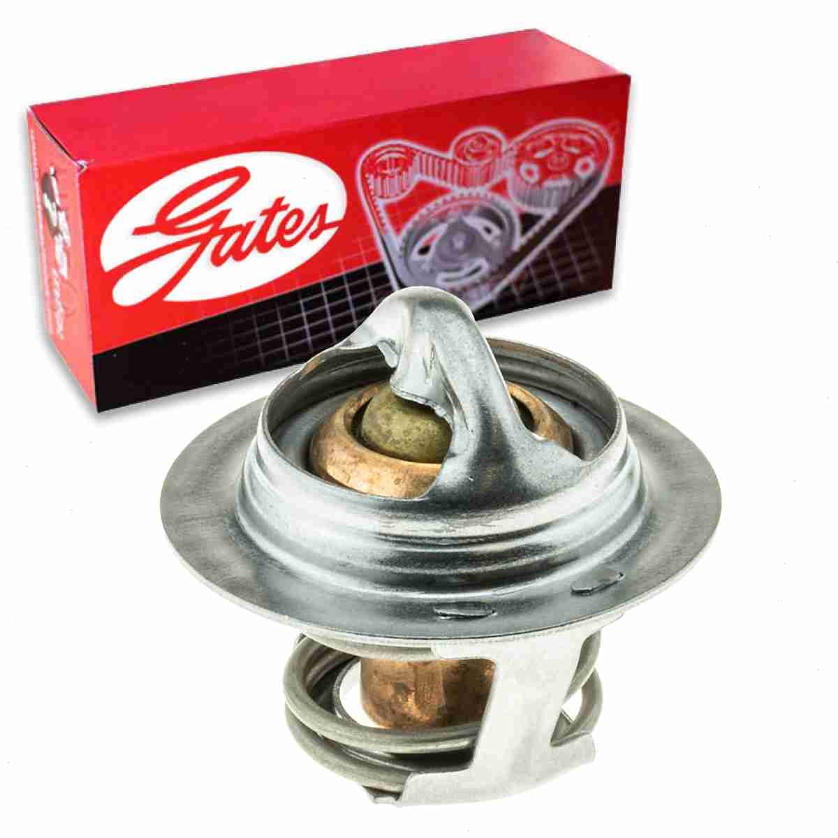 Gates Coolant Thermostat for Chevrolet S10 2.2L 2.8L 4.3L L4 V6 1990-2003 | Fixes overheating, no-heat or a temp gauge that won't reach normal from a stuck thermostat; clears P0128. OE replacement.