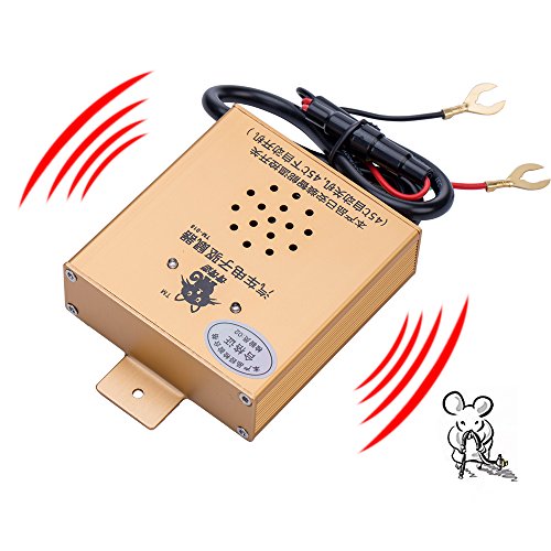 Mr. Ho Ultraschall Marder-Frei Auto Vario, Marderschreck, Marderschutz, Marderscheuche, Marderfrei, Wechselfrequenz, einfache Installation im KFZ, für alle Automarken geeignet