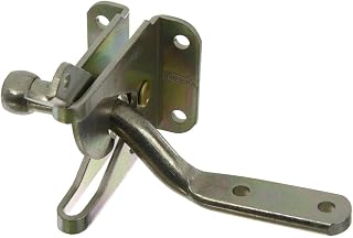 National Hardware N184-853 BPB21 Automatic Gate Latch Zinc Plated - Rust-Resistant for Out-Swinging Gates & Pens
