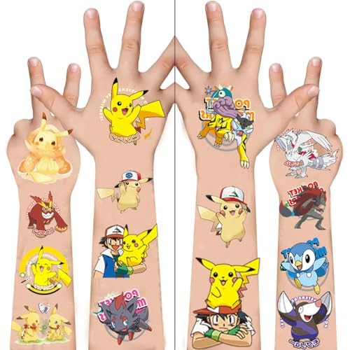 Cartoon Tattoo Kinder, 8 Blätter Temporäre...