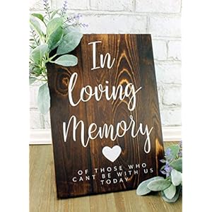 Alternative view of Darware Holzschilder für Hochzeitsempfang, 3 Stück, für Gäste, Geschenke und Gedenkstätten