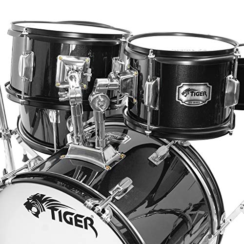 Batería infantil de 5 piezas con caja clara y toms para aprender música 3