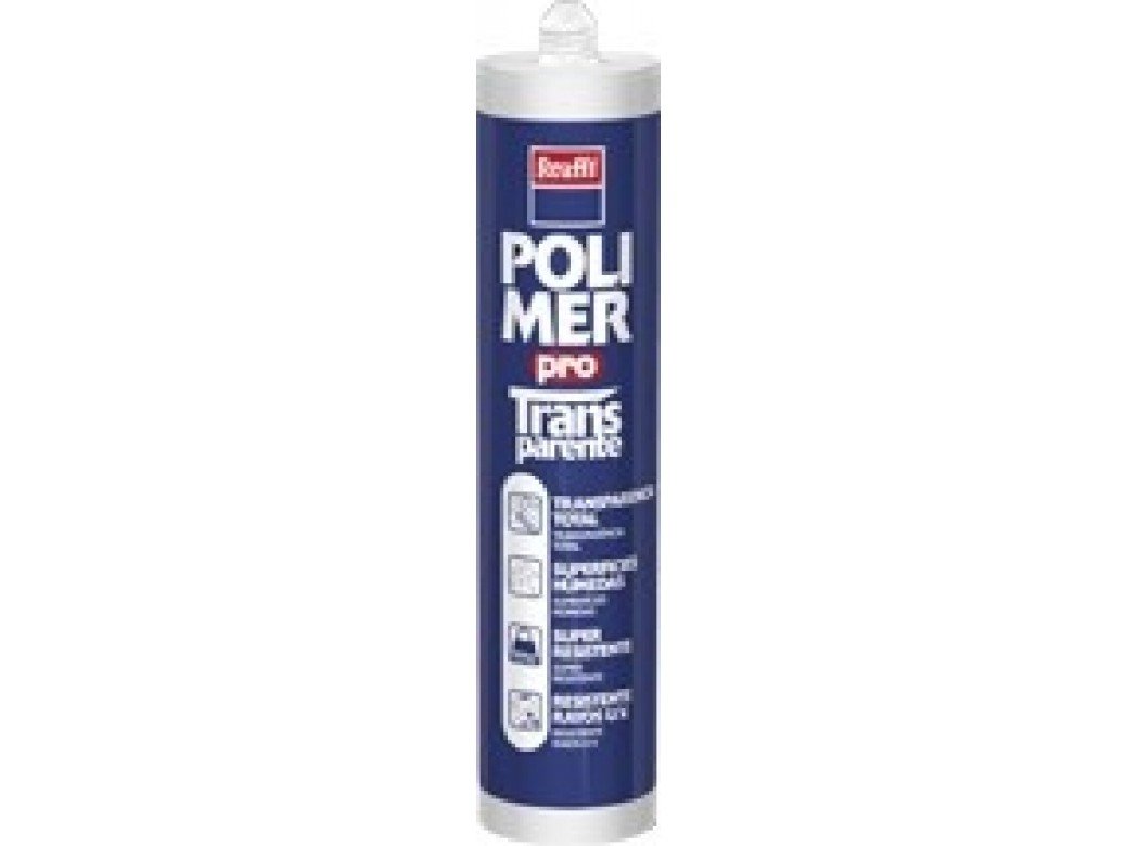 Poliflex Pro Polyurethane Sealant Cartridge, Transparent, 290 Ml