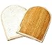 Premium Natural Exfoliating Loofah Glove Pad Body Scrubber by Spa Destinations. Mitt Sponge Biodegradable Bath and Shower Luffa Sponge, Women and Men (2 Pack) Beige