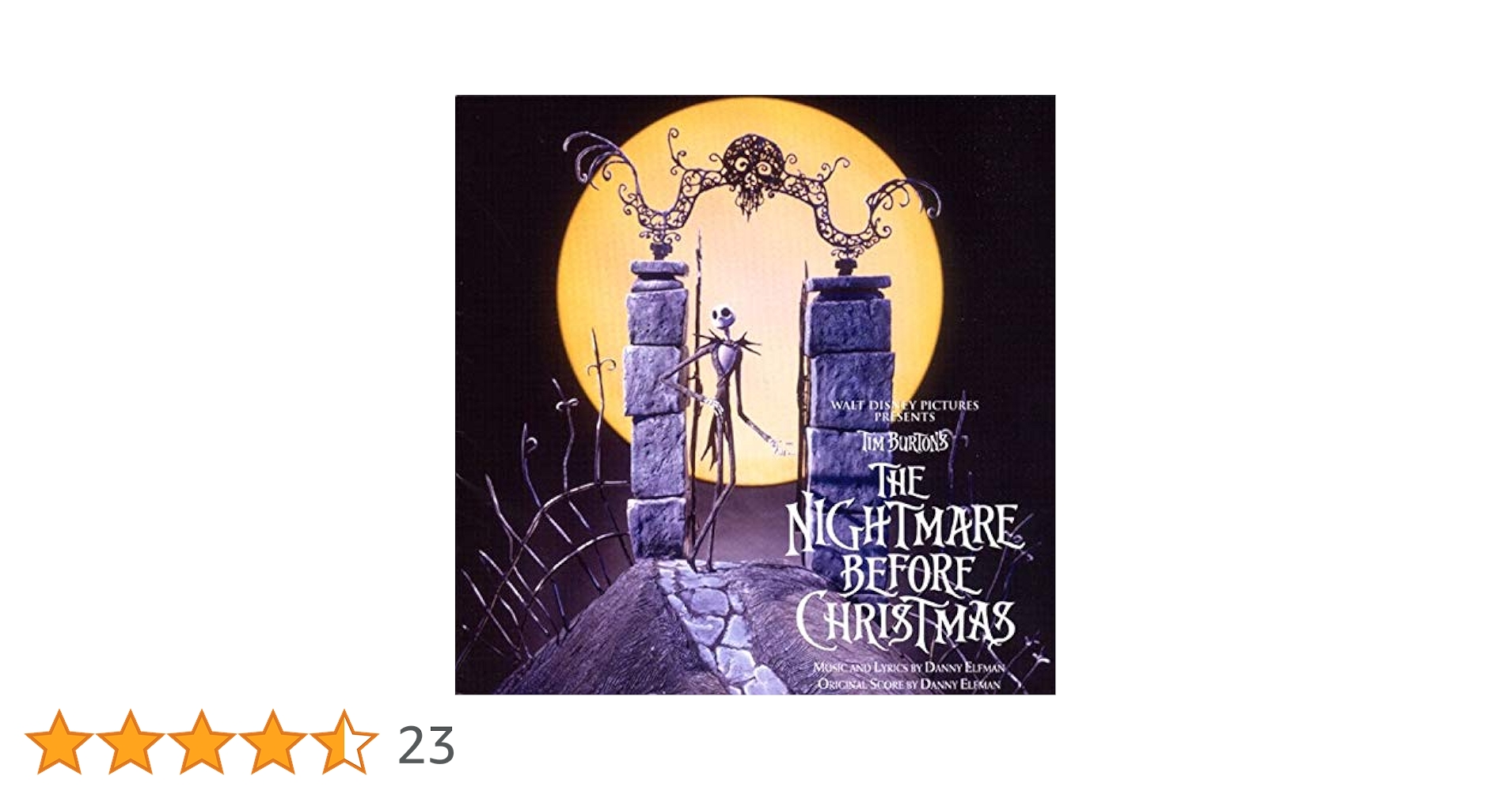 ナイトメアービフォアクリスマス　レコード　サウンドトラック ナイトメアー・ビフォア・クリスマス オリジナル・サウンド