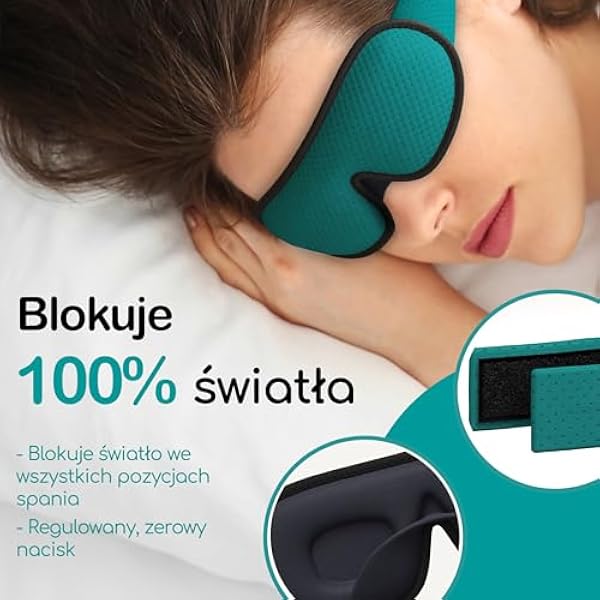 Medi Grade Маска для сна 1 шт. – 100% затемнение, 3D-повязка унисекс – дышащая сетчатая повязка для сна с эластичным ремешком, пара берушей, сумка