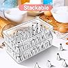 Piping Tips Storage Box with Fixed Pins, 42 Pegs Piping Tip Set Organizer Case, Cake Decorating Kit Storage Organizer #4