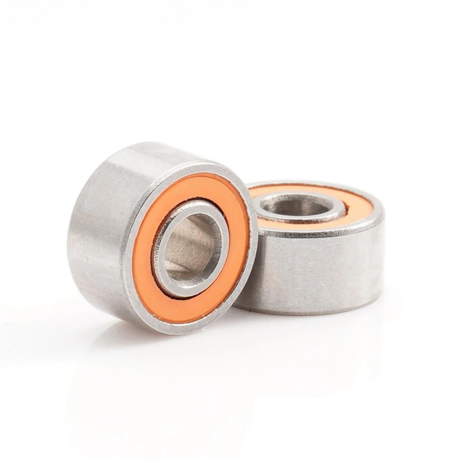 Łożyska kulkowe, 2 sztuk łożyska kołowrotka S693 2RS ​​CB ABEC7 LD 3 * 8 * 4mm hybrydowe ceramiczne łożysko kulkowe ze stali nierdzewnej S693-2OS CB S693RS