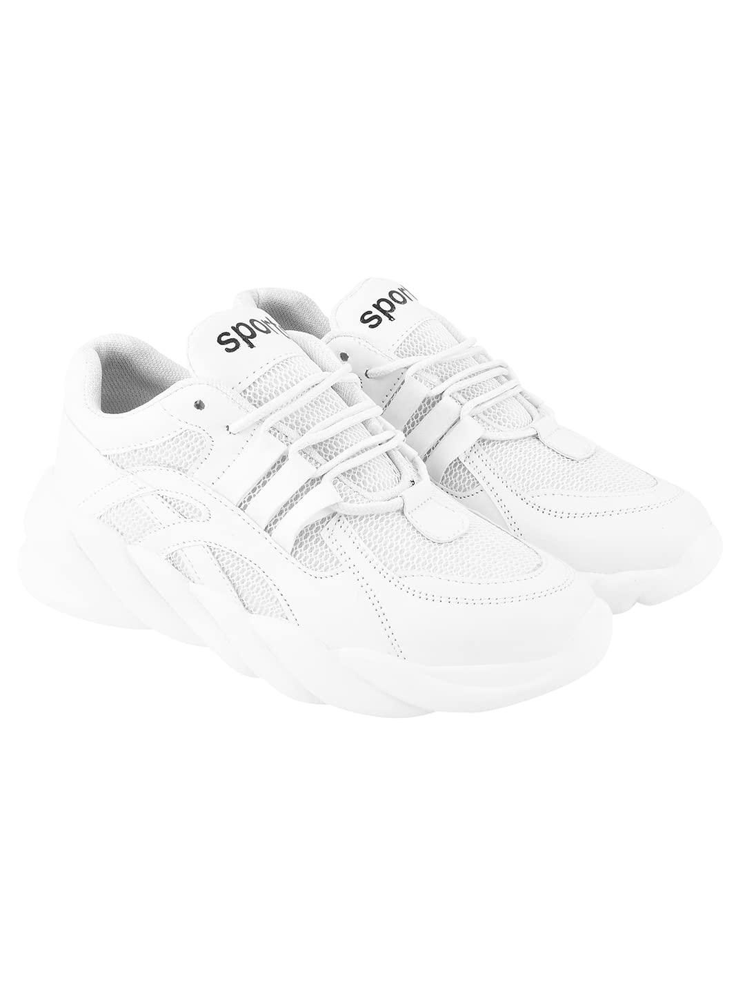 Shoetopia White Sneakers for Women & Girls (B0BYSS8P24) Amazon Price History, Amazon Price Tracker