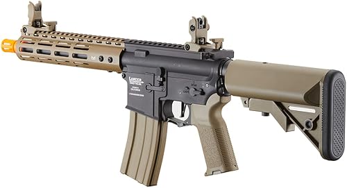 Vista 41 de Lancer Tactical Gen 2 Proline M4 Rifle de aire comprimido de metal completo de 9 pulgadas/14 pulgadas con grúa (ETU y Mosfet incluidos)