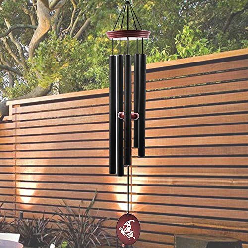 Howarmer Butterfly Wind Chimes for Outside, 33" Outdoor Wind Chimes by Howarmer - Used condition - Image 5