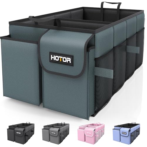 HOTOR Trunk Organizer for Car - Car Organizer, Foldable Trunk