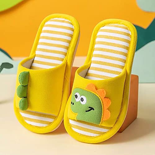 Toddler Kids Cloud Slippers Boys Girls Slides Sandals Dinosaur Soft Flat Shoes Shower Bathroom (B, 1 Big Kids)3