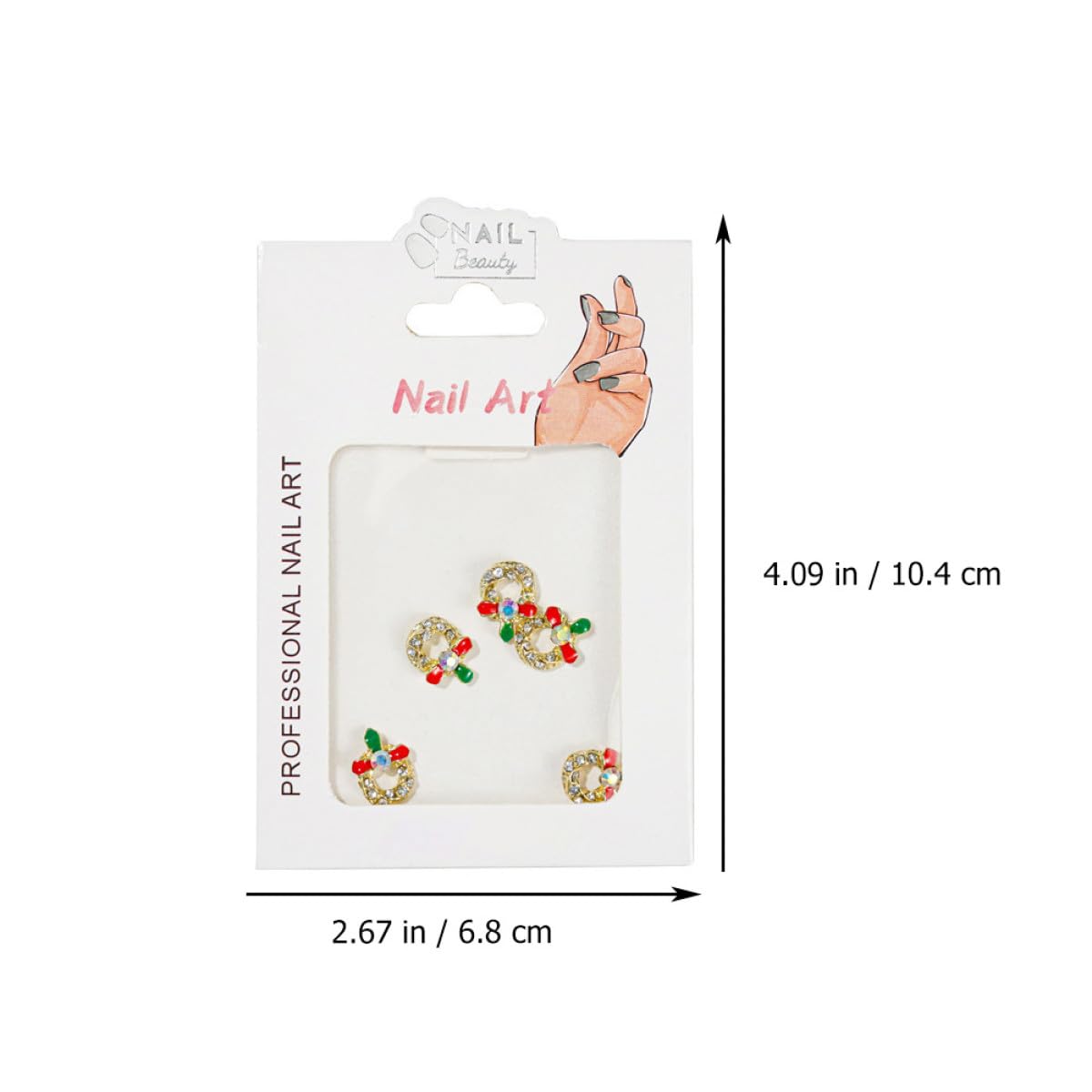 Set Accessori Unghie Candelabro Natalizio Grembiuli Da Pittura Anelli Unghie Unghie Natalizie Healeved