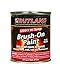 Rutland Products, Black Rutland 1200-Degree F Brush-On Flat Stove Paint, 16 Fluid Ounce, Fl Oz (Pack of 1) & Fireplace Mortar Cartridge, 10.3 Fl Oz, Black-63