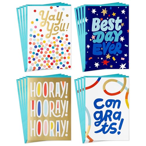 Tarjetas de felicitación Hallmark surtidas para felicitar ascensos y graduaciones
