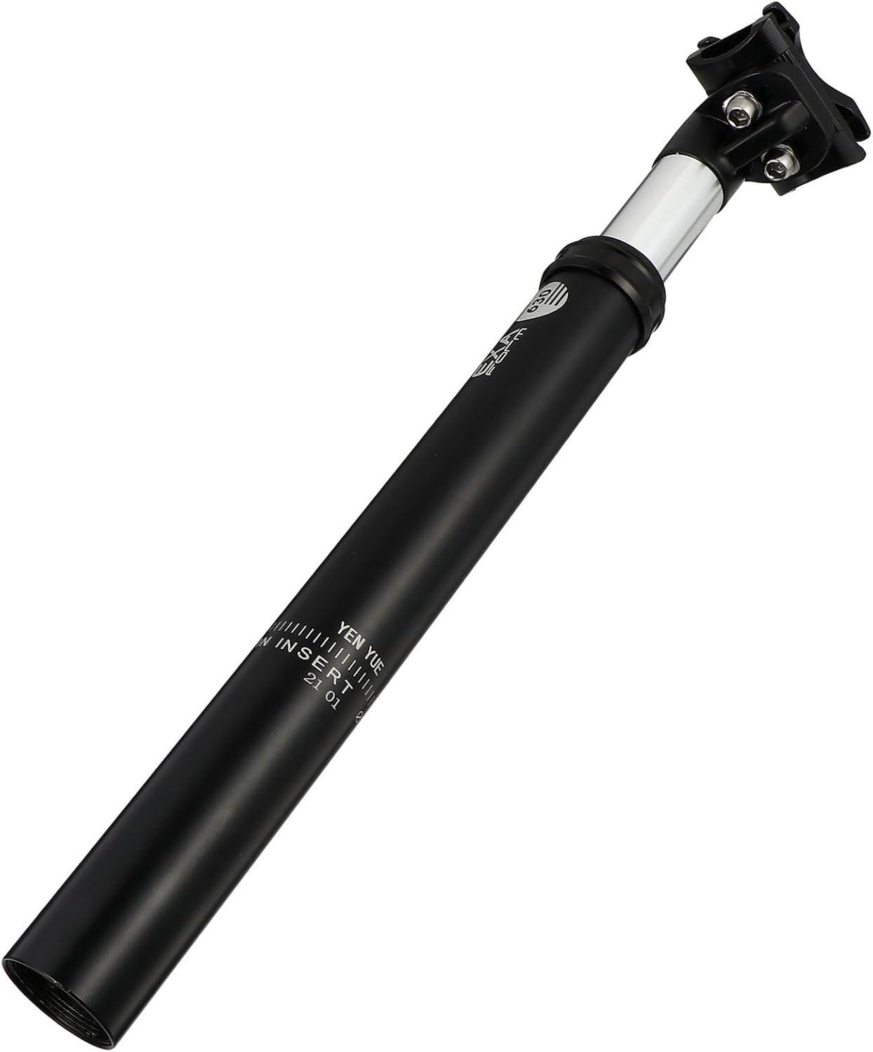 KICHOUSE Bike Seatpost Absorption Aluminum Alloy 31.6mm Adjustable Suspension Seat Tube for Mountain and Road Bikes