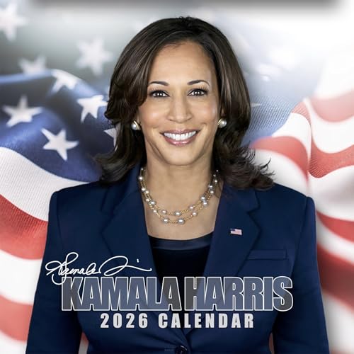 Kamala Harris Calendar 2026 Kamala Harris Gifts Vice President Monthly Wall Calendar 12 Months - When We Fight We Win - Made In The USA