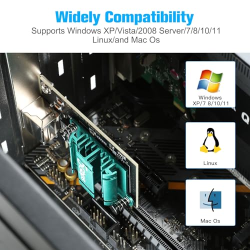 5Gb PCIe Network Card, PCIe to 5Gb Ethernet Card, RTL8126 Chip NIC by YEELIYA - Used condition - Image 4
