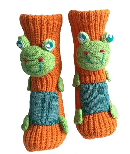 Image of Women's Non-slip Household Floor Socks Knit Casual Animals Slippers Socks Christmas Stockings Decor