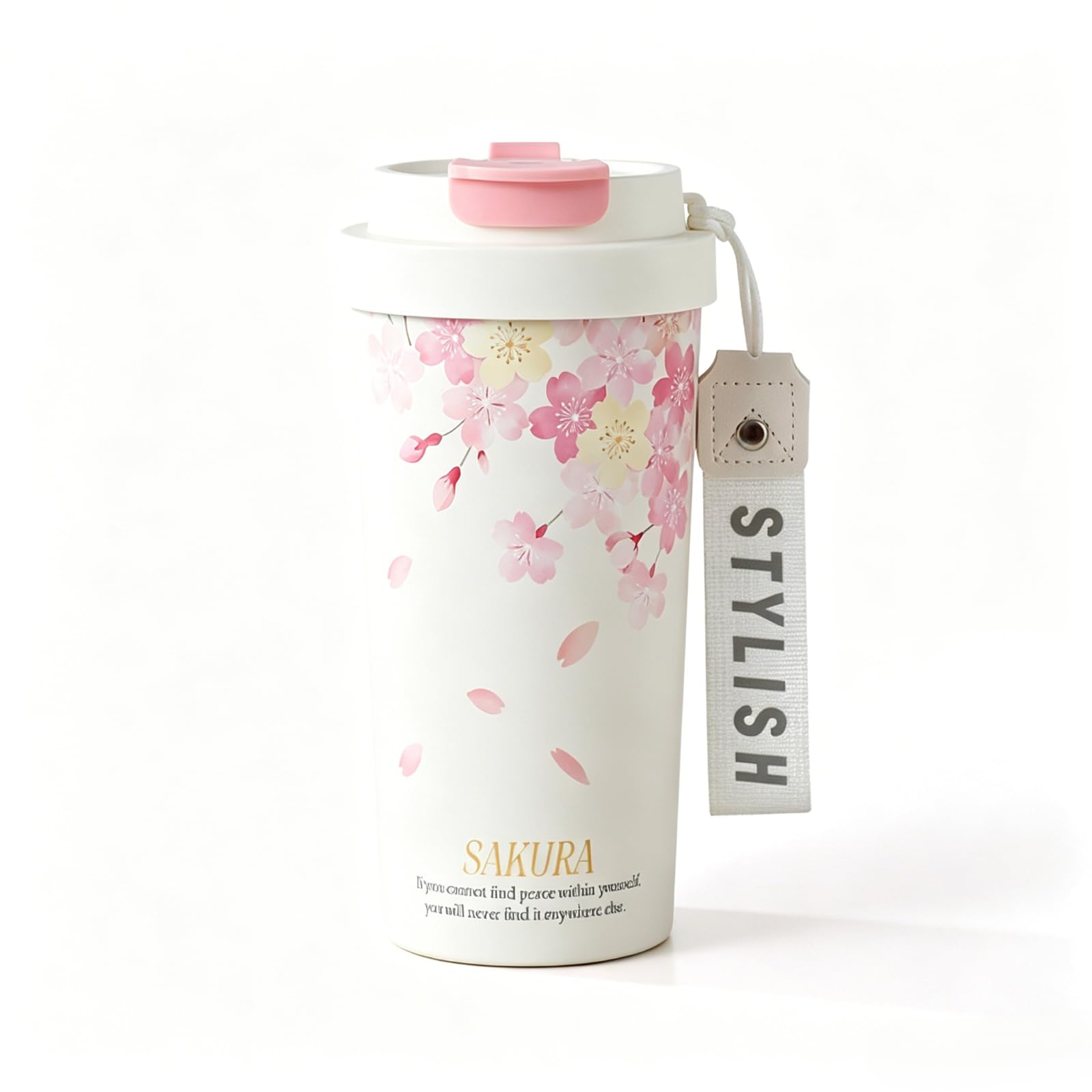 Vaso de agua con revestimiento interior de cerámica pura, 550 ml, con pajita para beber directamente y de doble uso, adecuado para el café de la oficina, viajes en coche y como taza a prueba de fugas.
