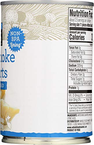 365 Everyday Value, Artichoke Hearts, Quartered, 14.1 oz