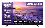 JVC Fernseher 55 Zoll Fire TV 4K QLED Smart TV mit Dolby Vision HDR, Dolby Atmos, Alexa Sprachsteuerung und Triple Tuner, UHD Fernseher LT-55VRQ3555 (2026)