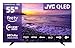 JVC Fernseher 55 Zoll Fire TV 4K QLED Smart TV mit Dolby Vision HDR, Dolby Atmos, Alexa Sprachsteuerung und Triple Tuner, UHD Fernseher LT-55VRQ3555 (2026)