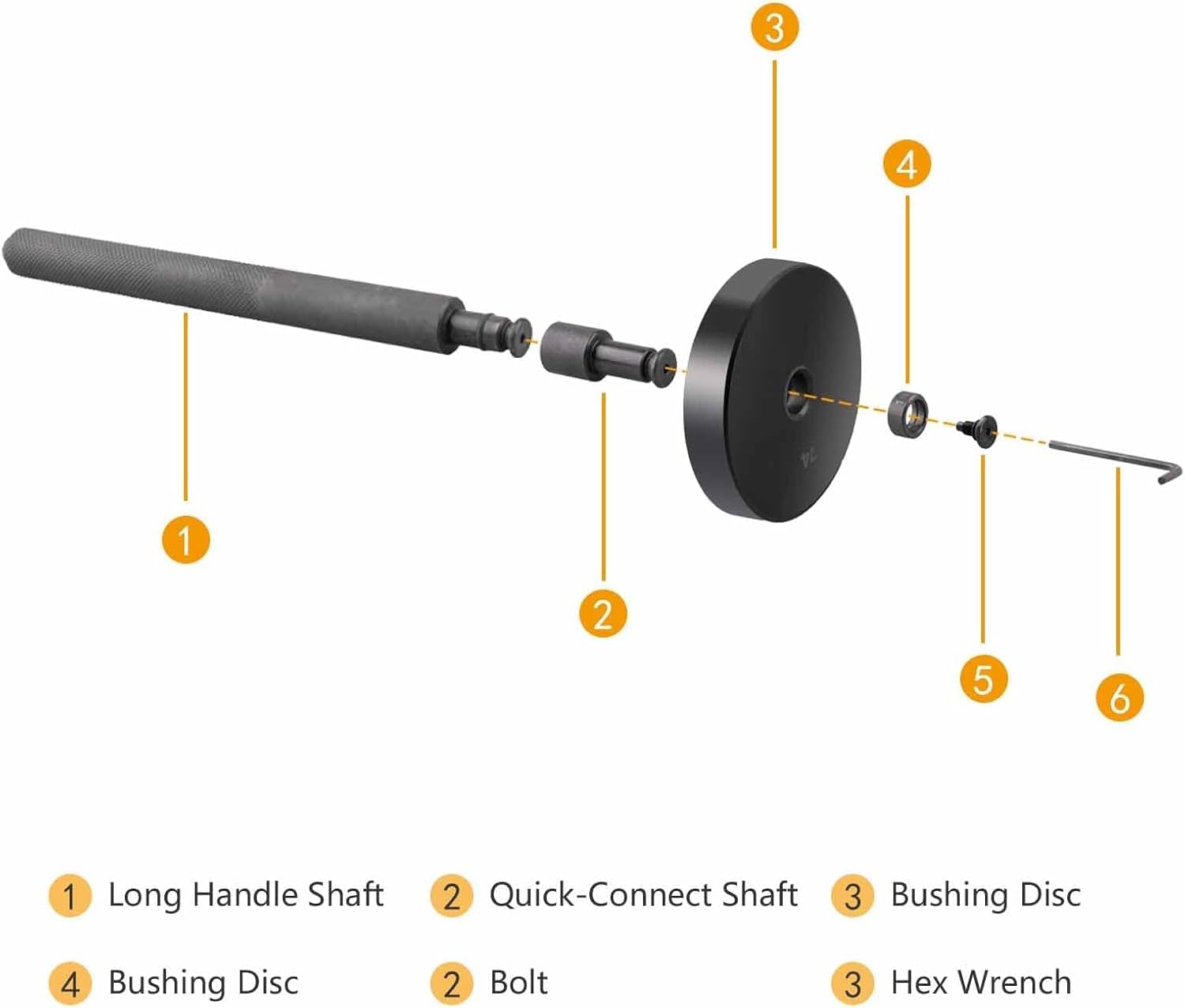 52-Piece Hydraulic Bearing Seal Driver Set - Professional Bushing Installer & Remover Tool Kit for Precision Pressing