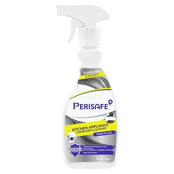 PERISAFE Kitchen Appliance Degreaser & Cleaner Spray 500ml 100 Oil