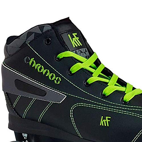 KRF Chronos New Wheels Patín Hockey Negro Y Verde