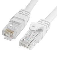 Vista 40 de Cmple - Cable Ethernet Cat 6 de 5 pies, cables de conexión Cat6, cable LAN de red de 10 Gbps, conectores RJ45 de 550 MHz, compatible