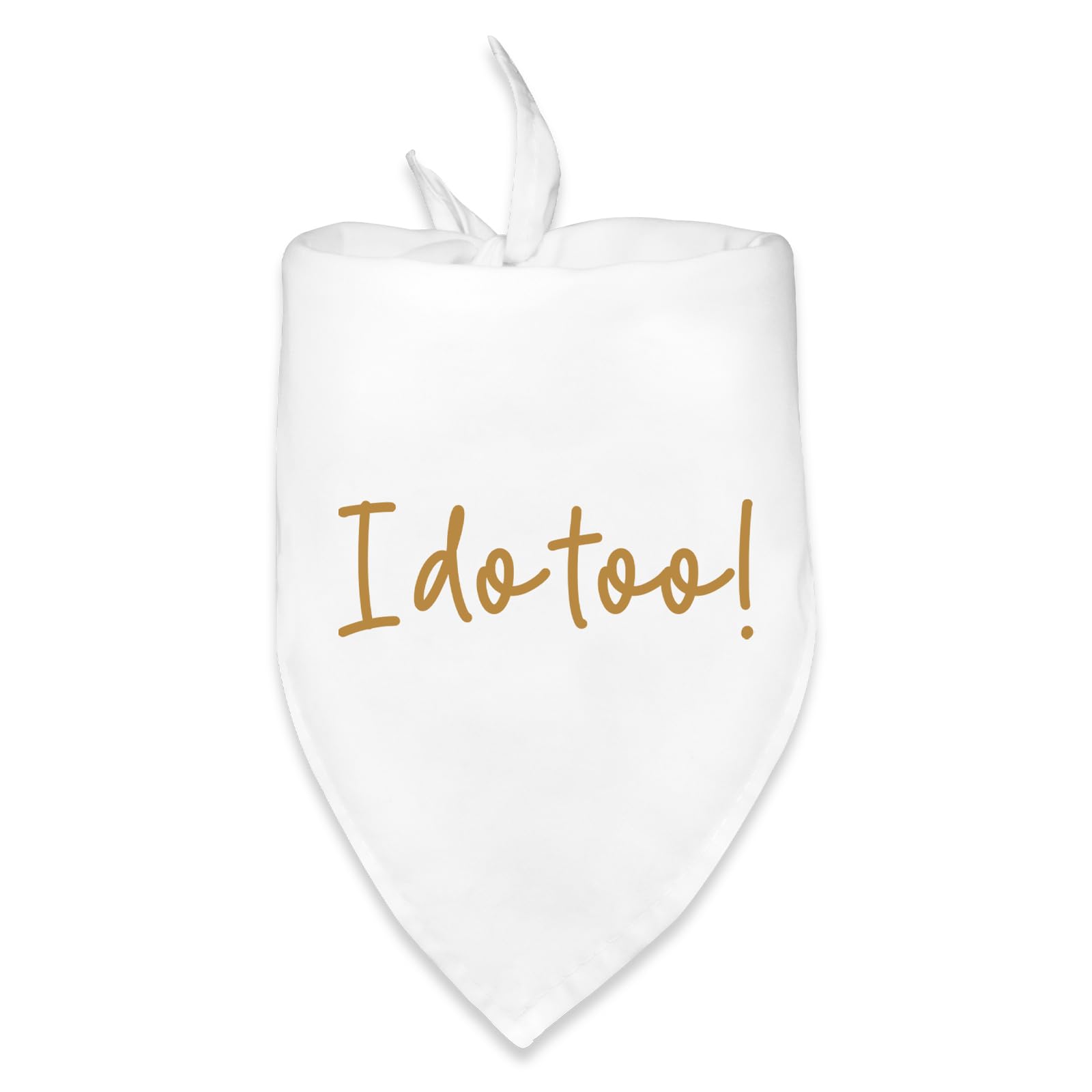 Dog Wedding Engagement Bandana Apparel & Accessories Pet Bandana Scarf Photo Prop I Do Too! Wedding Outfit Funny Engagement Party Decorations Gifts