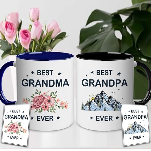 Grandma-Grandpa-Gifts-Best-Grandma-Grandpa-Ever-Mug-Grandparents-Coffee-Cup-Promoted-To-Grandparents-Grandmother-Grandfather-Pregnancy-Announcement-Gift Grandma Grandpa Gifts Best Grandma Grandpa Ever Mug Grandparents Coffee Cup Promoted To Grandparents Grandmother Grandfather Pregnancy Announcement Gift
