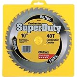 Oldham 10' x 40T Smooth Cut Combination Carbide Blade 100c440
