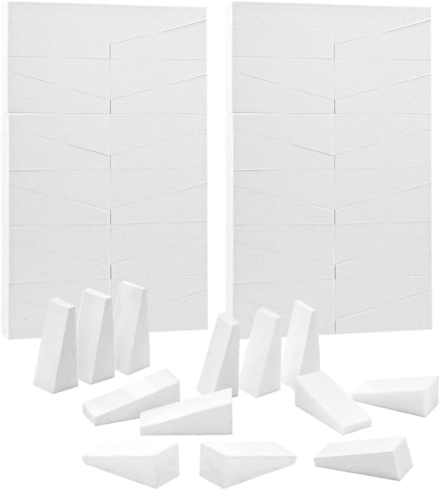 LATRAT 16 pezzi di spugna assorbente per olio, spugna magica Piscina, spugne lavabili per vasca idromassaggio, piscina e accessorio Spa, cucina (forma di fiore