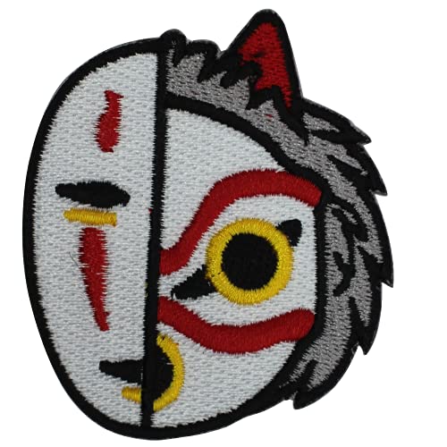 Ghibli Yin Yang - Toppa termoadesiva ricamata con