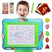 GAMENOTE Large Magnetic Drawing Board Education Doodle Toys for Kids, Colorful Erasable Magnet Writing Sketching Pad for Toddlers Learning