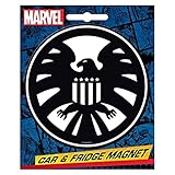 Ata-Boy Marvel Comics Die-Cut S.H.I.E.L.D. Insignia Magnet for Cars, Refrigerators and Lockers