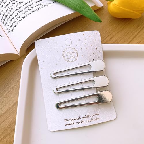 Pinzas de metal para cabello estilo cocodrilo paquete 15 pzas miniatura 7