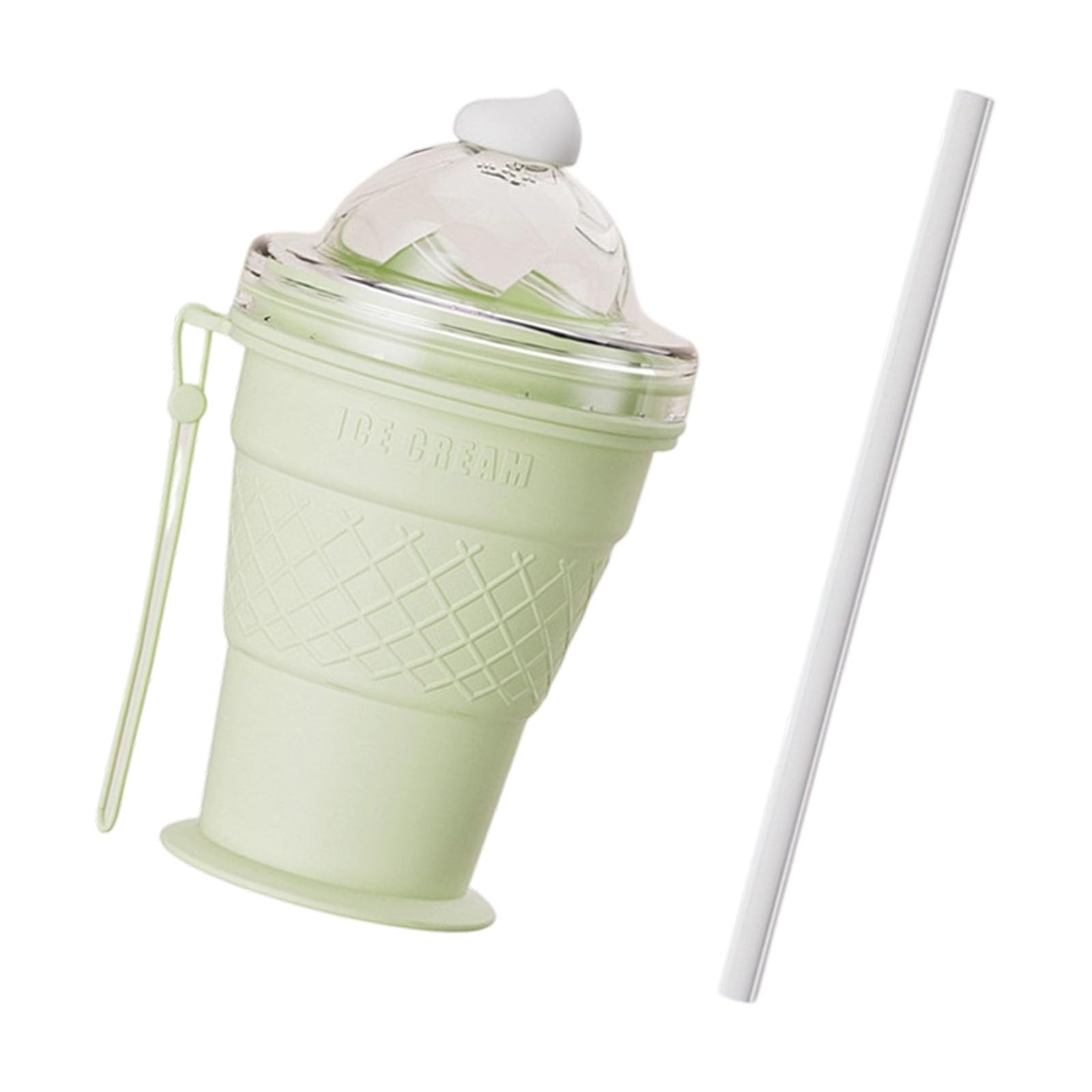 Oxxggkao 2 In1 Ice Ball Maker Mold Foldable Travel Cup Silicone Folding Cup Sphere Ice Mold Maker with Straw for Traveling Foldable for Traveling