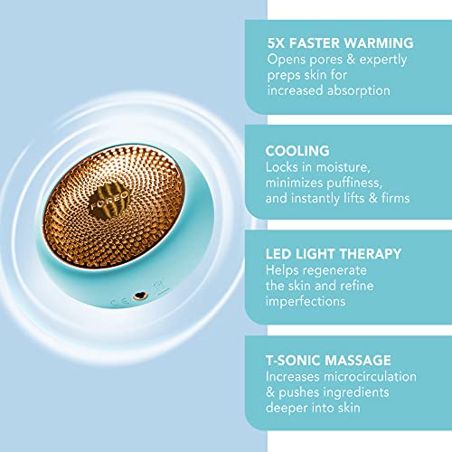 Foreo Ufo 2 Face Mask Treatment, Full Led Spectrum & Red Light Therapy For Face, Warming, Cooling, Face Moisturizer, Dark Spot & Acne Scar Treatment For Face, Anti Aging, Nourishing, Mint #TOP1