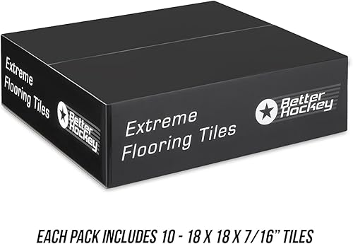 Miniatura 8 de Better Hockey Extreme Dryland Flooring Tiles - Synthetic Ice Panels for Hockey, Professional Quality Training Aid for Shooting, Passing and