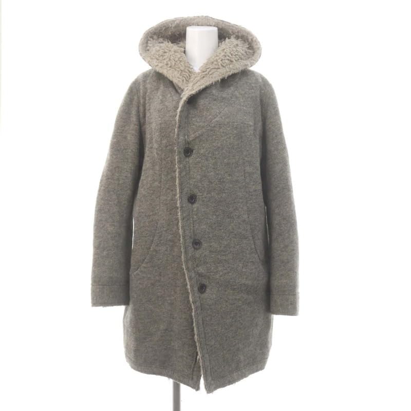 pas de calais 美品 ウールフードコート グレー 38 pas de calais 美品 ウールフードコート グレー 38 de pas calais - 0