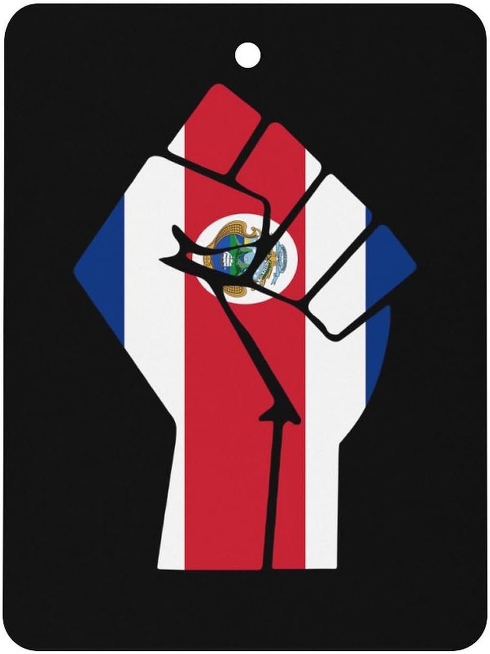 Costaricas Flag Resist Car Air Freshener Hanging Car Scent Cards Decor Interior Accessories