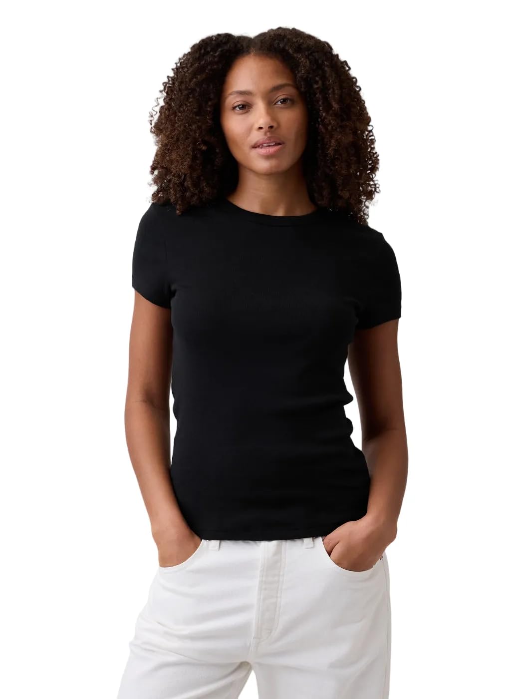 Womens Short Sleeve Ringer Tee