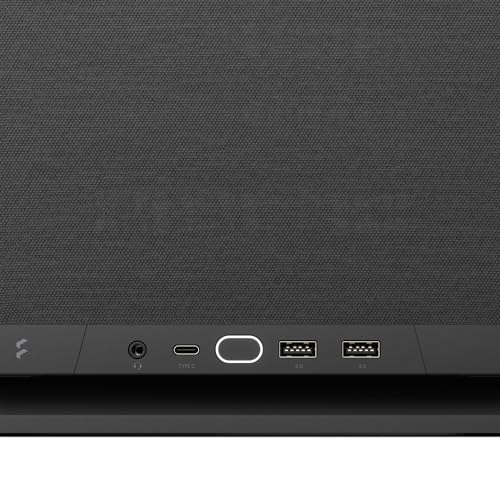 Image of Fractal Design Mood Black PC Case - Sleek Fabric Design, 180mm Top Fan, Conceals 325mm Graphics Card, m-ITX Motherboard Compatible, Easy Access Build, Efficient Cooling