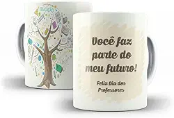 Caneca Personalizada Professora Professor Professores Dia dos Professores Tematica Professor (Modelo 2)