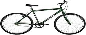 Bicicleta de Passeio Ultra Bikes Esporte Aro 26 Reforçada Freio V-Brake Sem Marcha Verde
